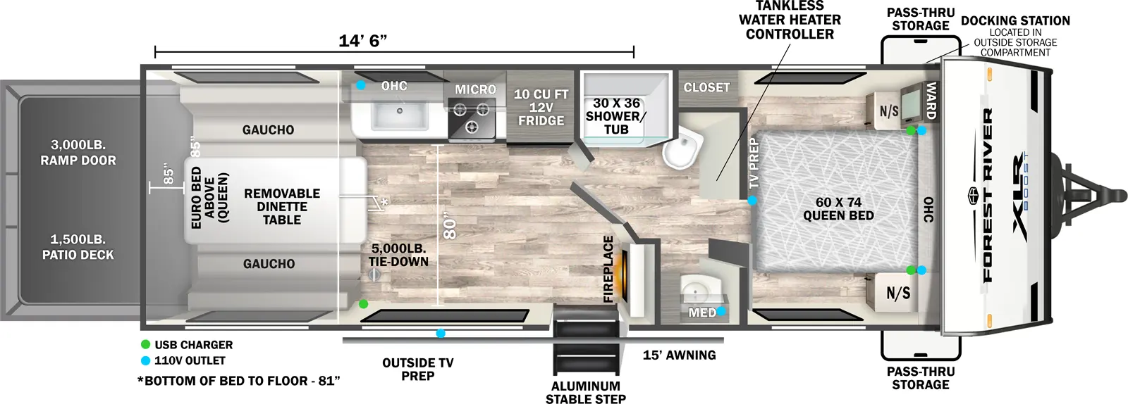 Xlr Boost 2514B Floorplan